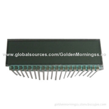 7-segment Custom LCD panel, HTN positive